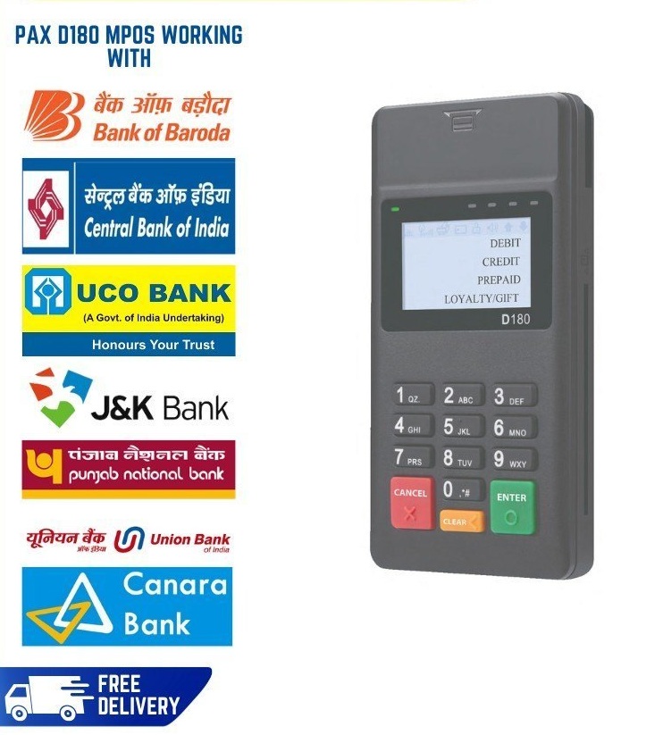 ALL Bank Supported Pax D180 Plastic Body